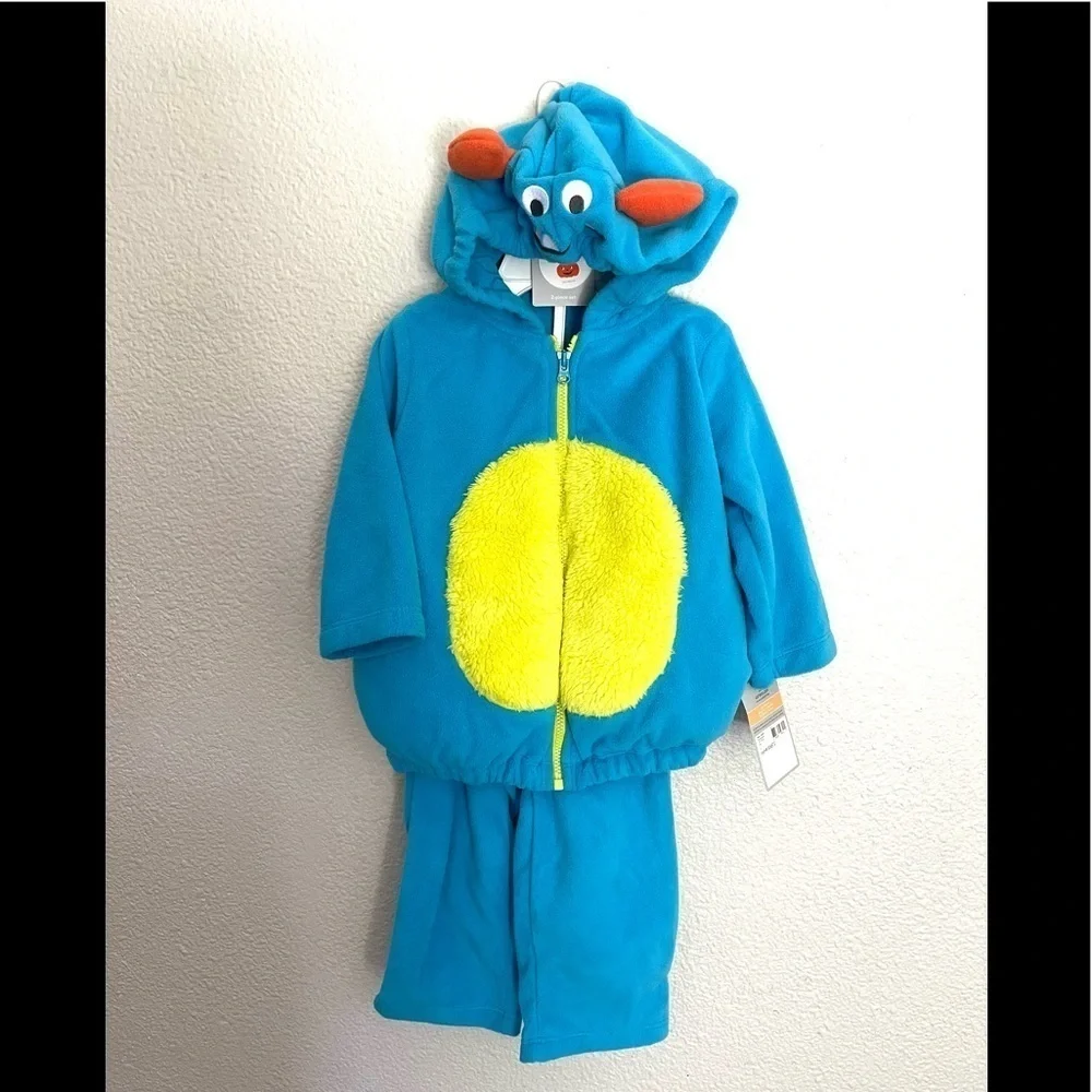 CARTERS Monster Baby Boys Girls Hooded Jacket and Sweat Pant costume size 6-9M
